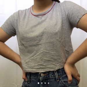 Cute and simple grey crop top ✨